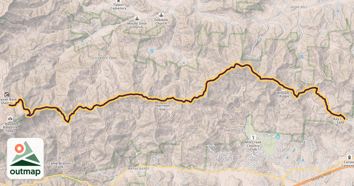 Map of Bartram Trail