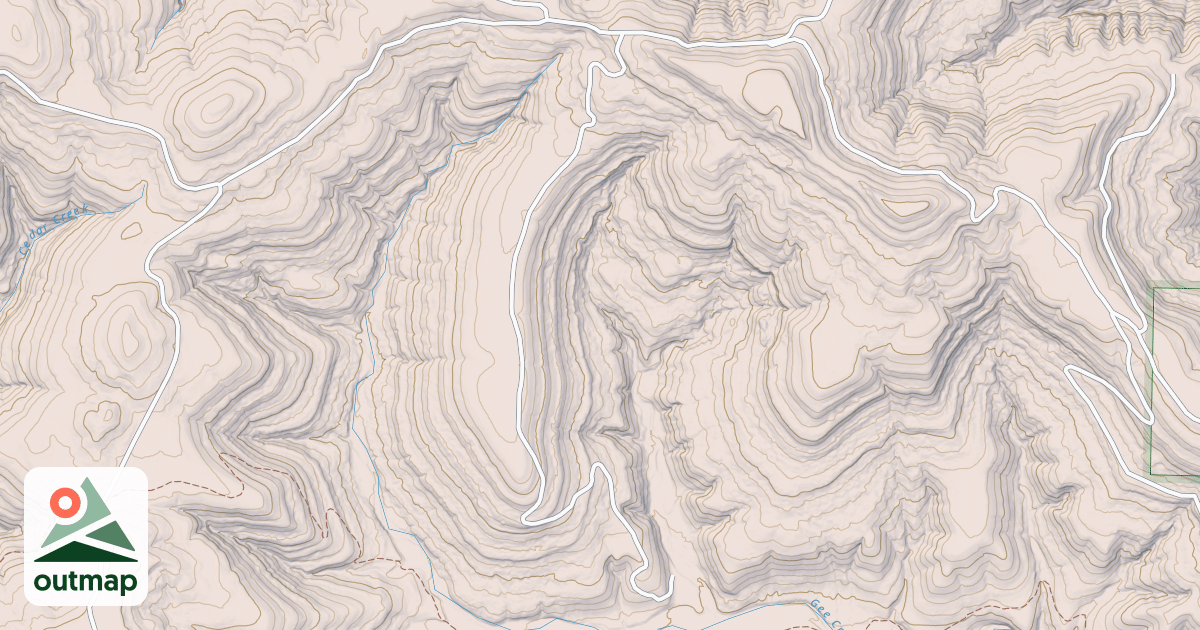 Map of BUCK RIDGE