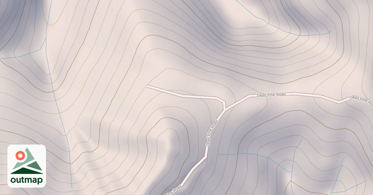 Map of DEAD PINE