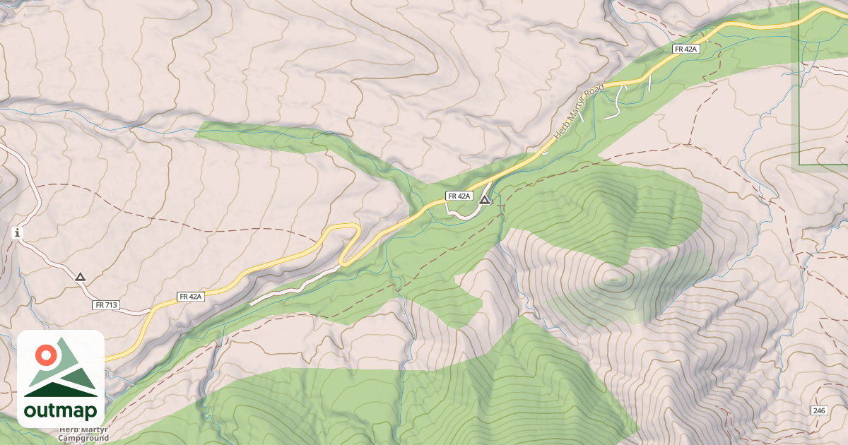 Map of HERB MARTYR