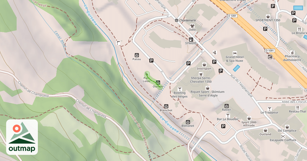 Map of Ourson
