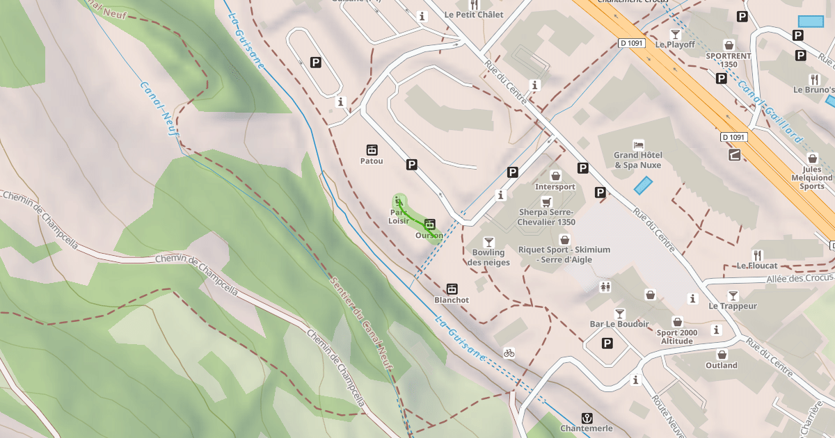 Map preview of Ourson