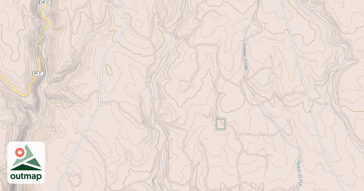 Map of USFS Motor Vehicle Use Map Roads {FB83AB0F-132B-4833-ACC5-1B6AC1EC0FA8}