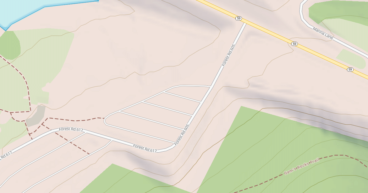 Map preview of KINZUA BEACH - D