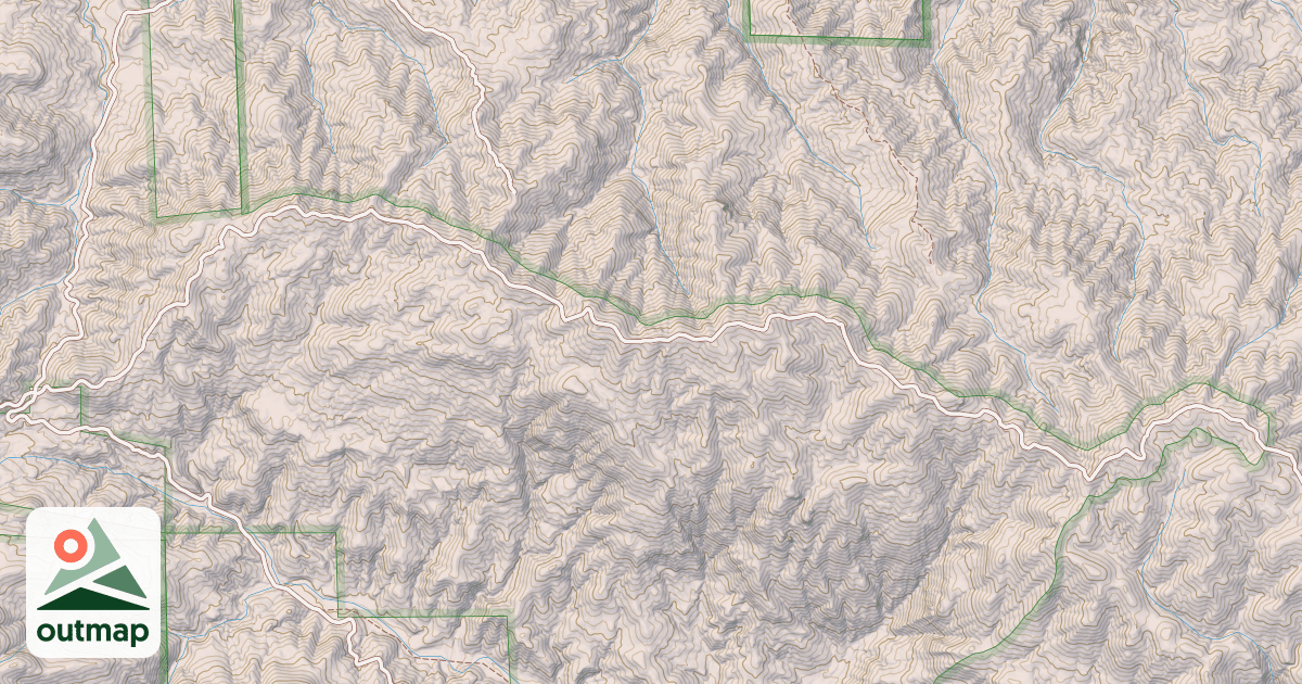 Map of USFS Motor Vehicle Use Map Trails 6838