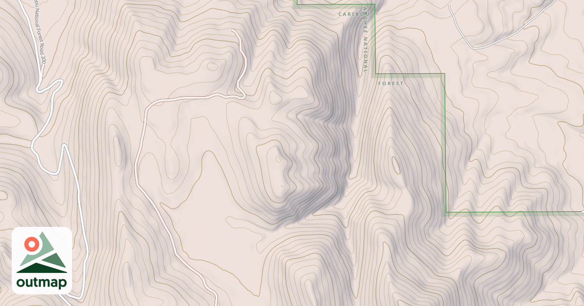 Map of HUCKLEBERRY BASIN