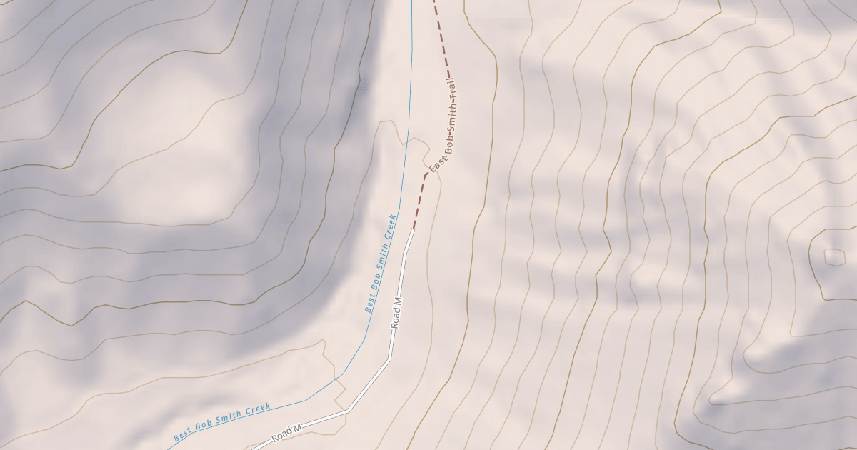 Map preview of East Bob Smith Trail