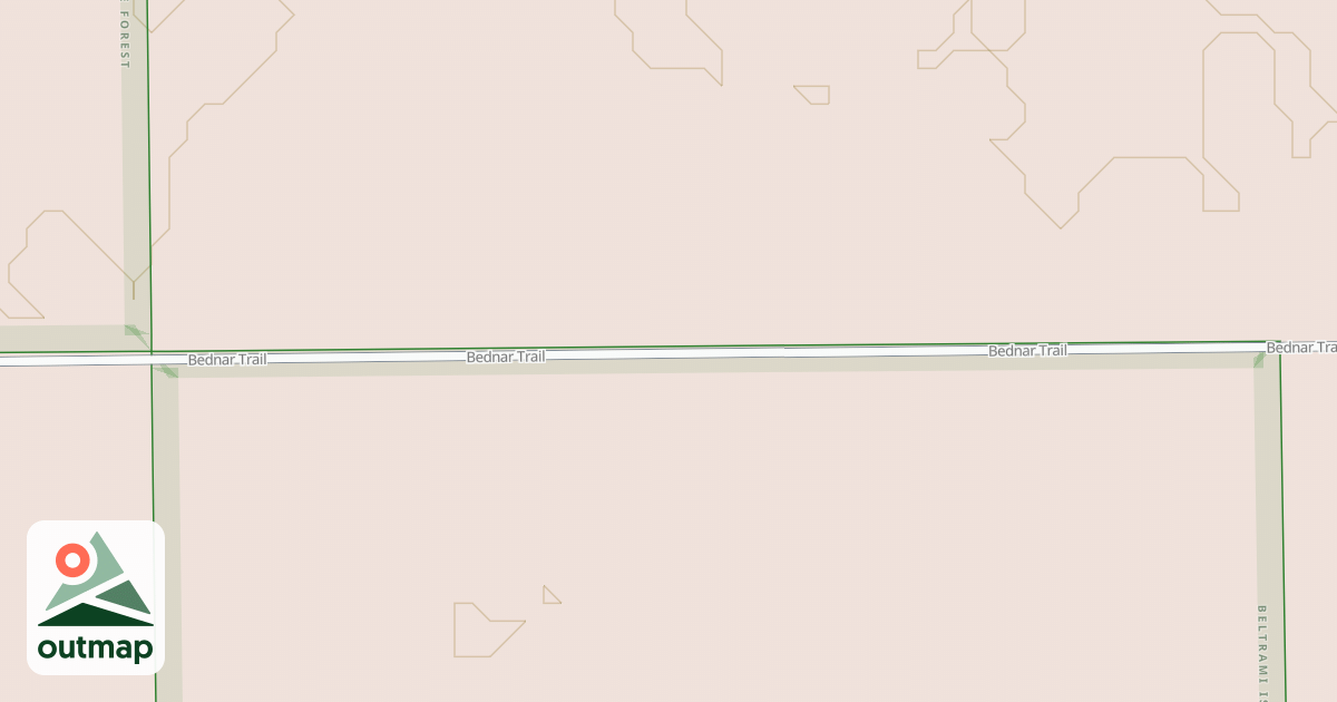 Map of Warroad/Roseau Trails