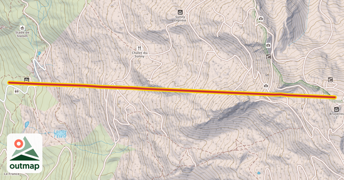 Map of Mont de la Chambre