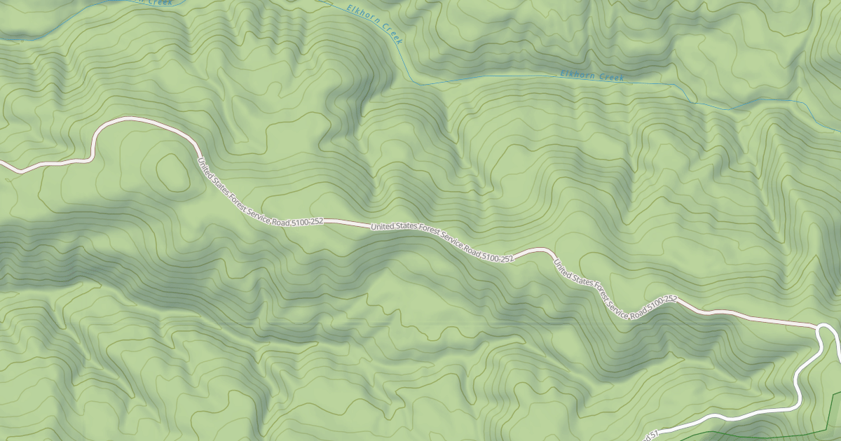 Map preview of USFS Motor Vehicle Use Map Roads {6D642380-8BCE-407C-B0FB-07ED0C683B29}