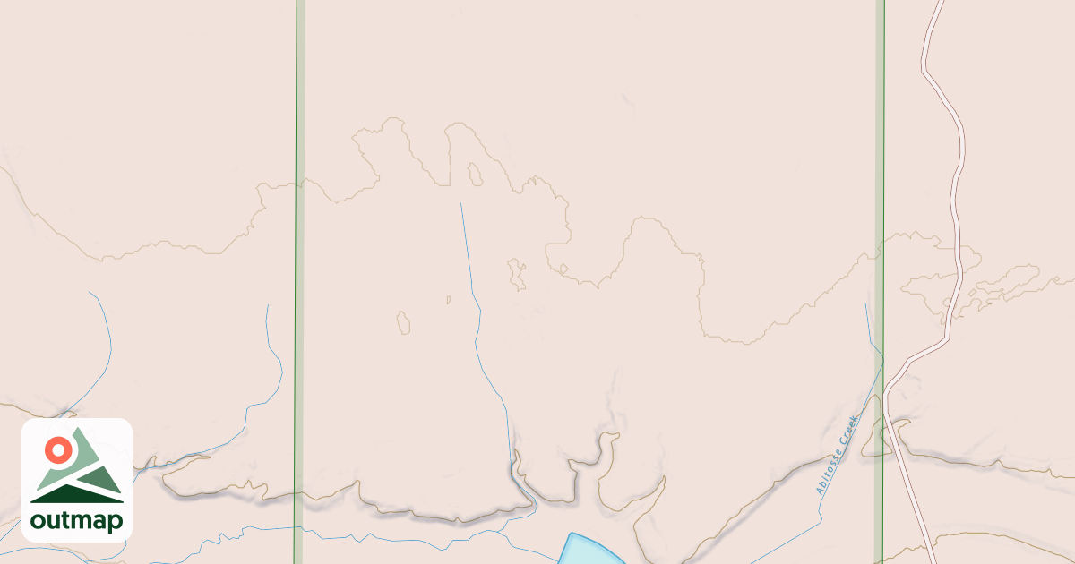 Map of Bergland Snowmobile #11 N