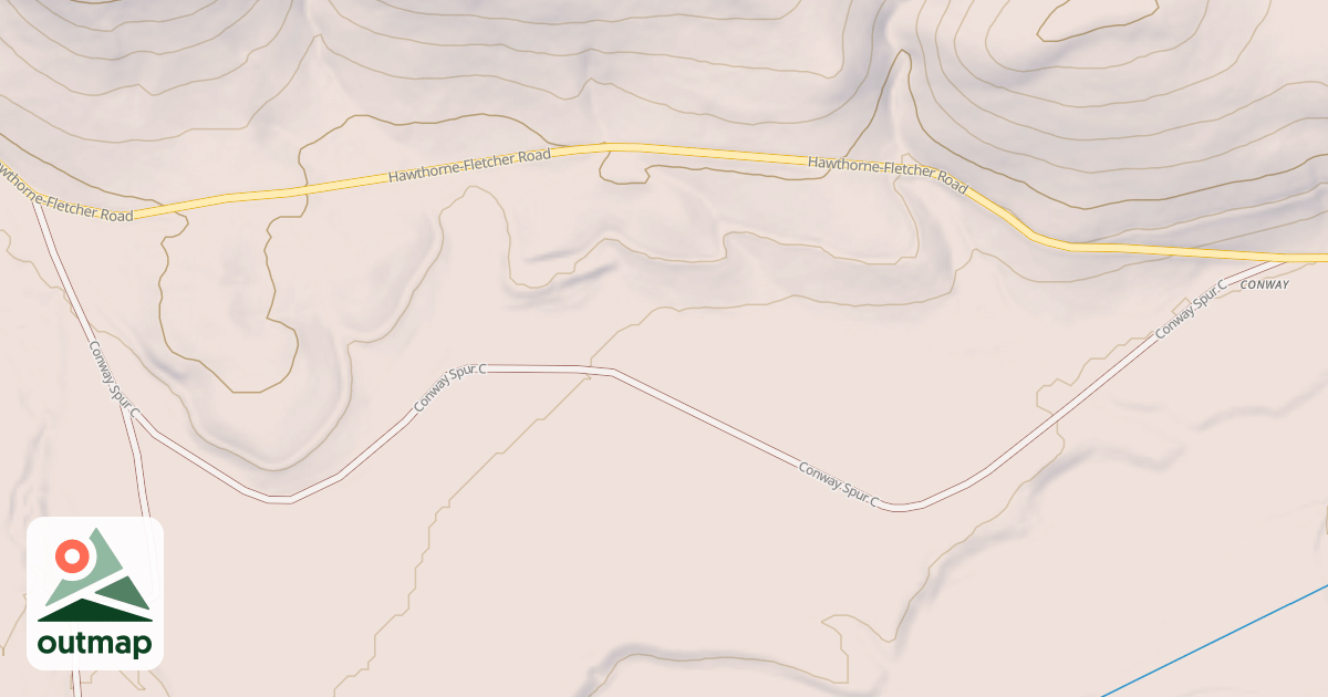 Map of CONWAY SPUR C