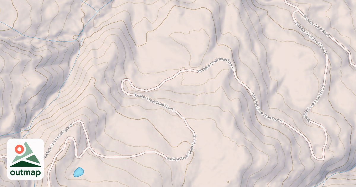 Map of BUCKEYE CREEK