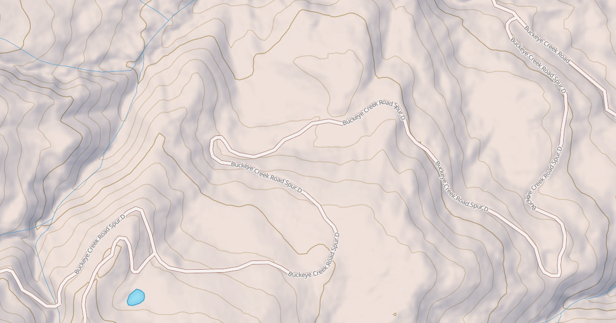 Map preview of BUCKEYE CREEK
