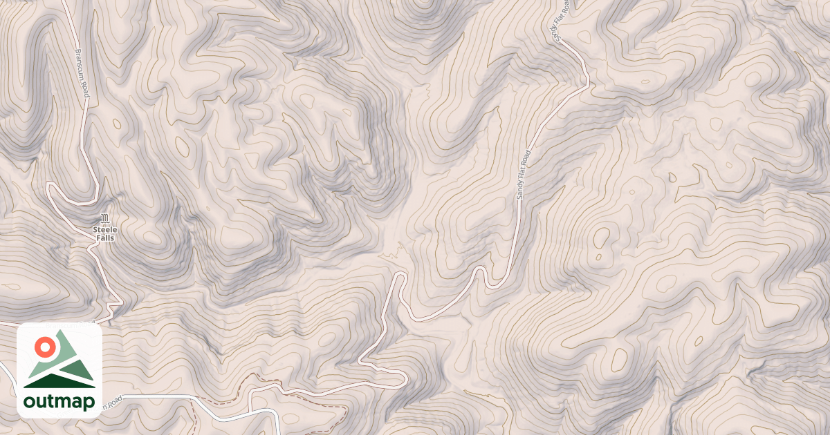 Map of SANDY FLAT