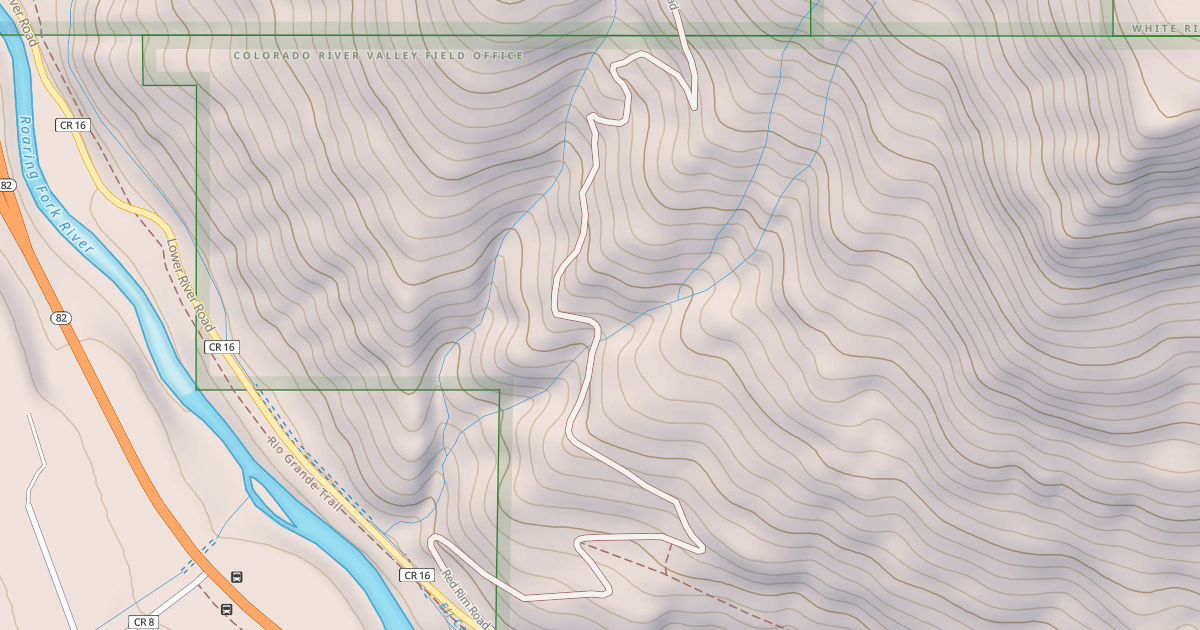 Map preview of BLM National GTLF Public Motorized Roads 563d0d4c-7893-4f25-aa21-d07412c5e5f7