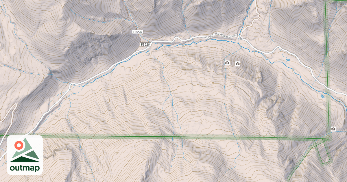 Map of NORTH FORK HENSON CR
