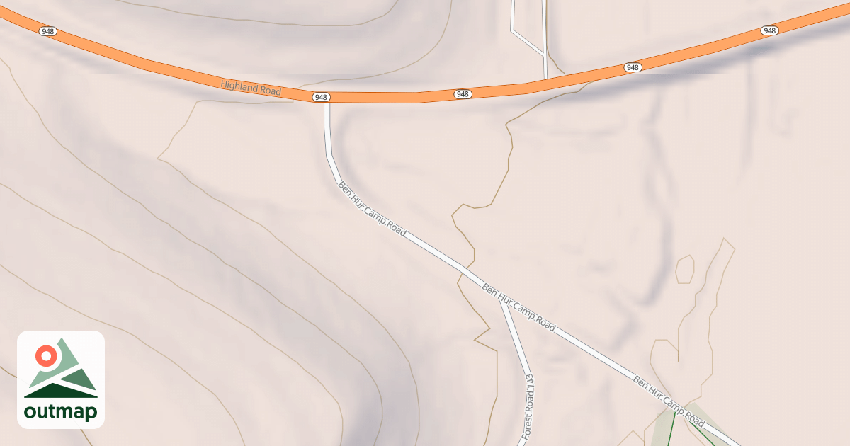 Map of BIG MILL CREEK
