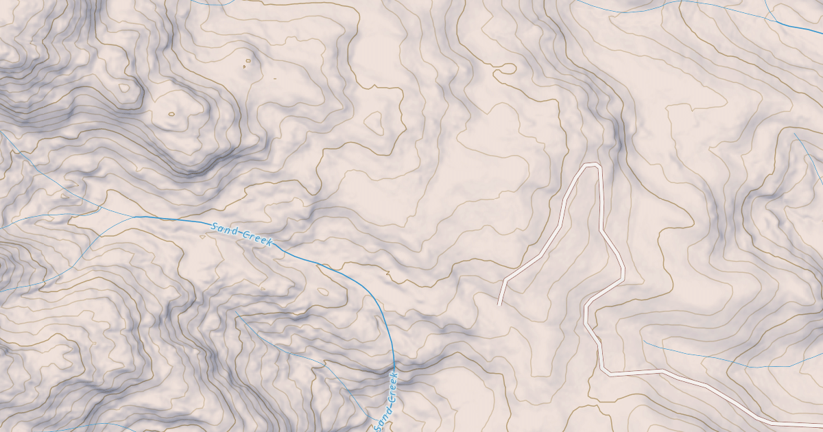 Map preview of Sand Creek
