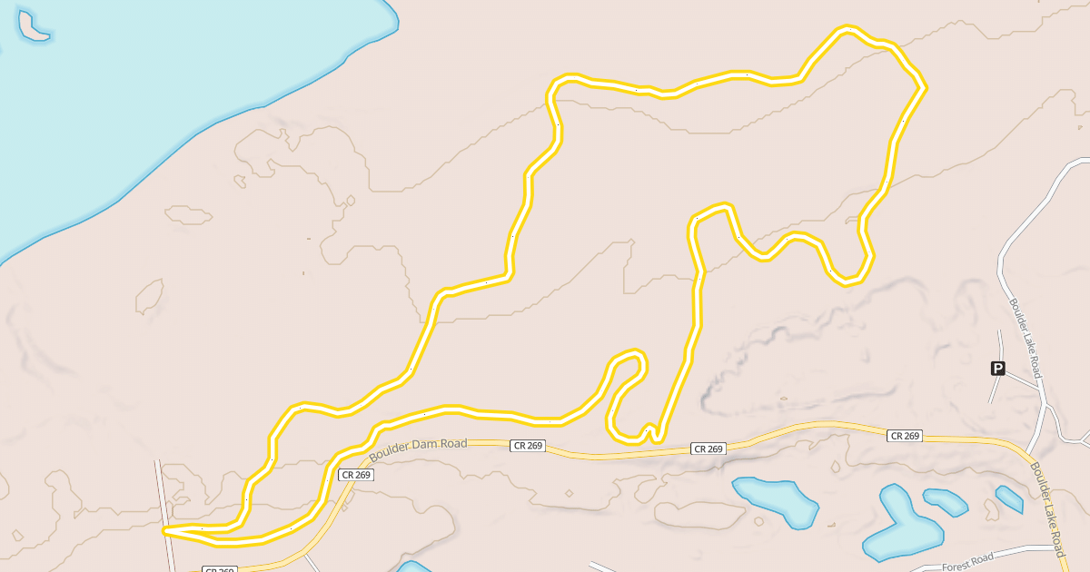 Map preview of Nine Pine Trail