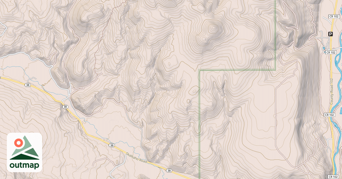 Map of USFS National Forest System Roads {0D416E97-90E5-4D69-8A62-3DF9D74D3E69}