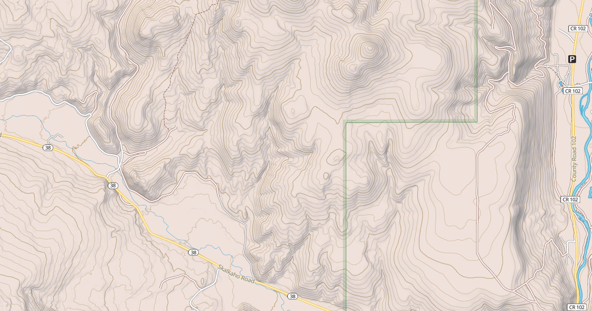 Map preview of USFS National Forest System Roads {0D416E97-90E5-4D69-8A62-3DF9D74D3E69}
