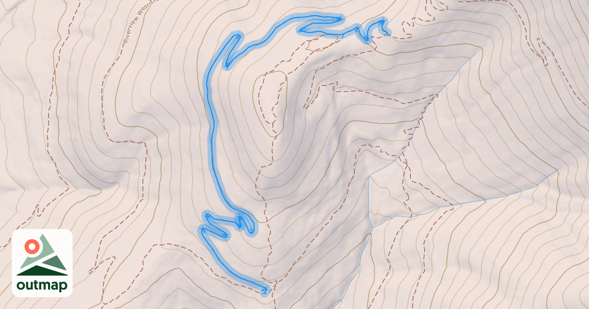 Map of Lonely Mountain Trail