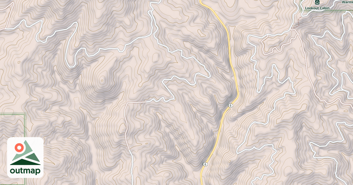 Map of BLAKES RIDGE
