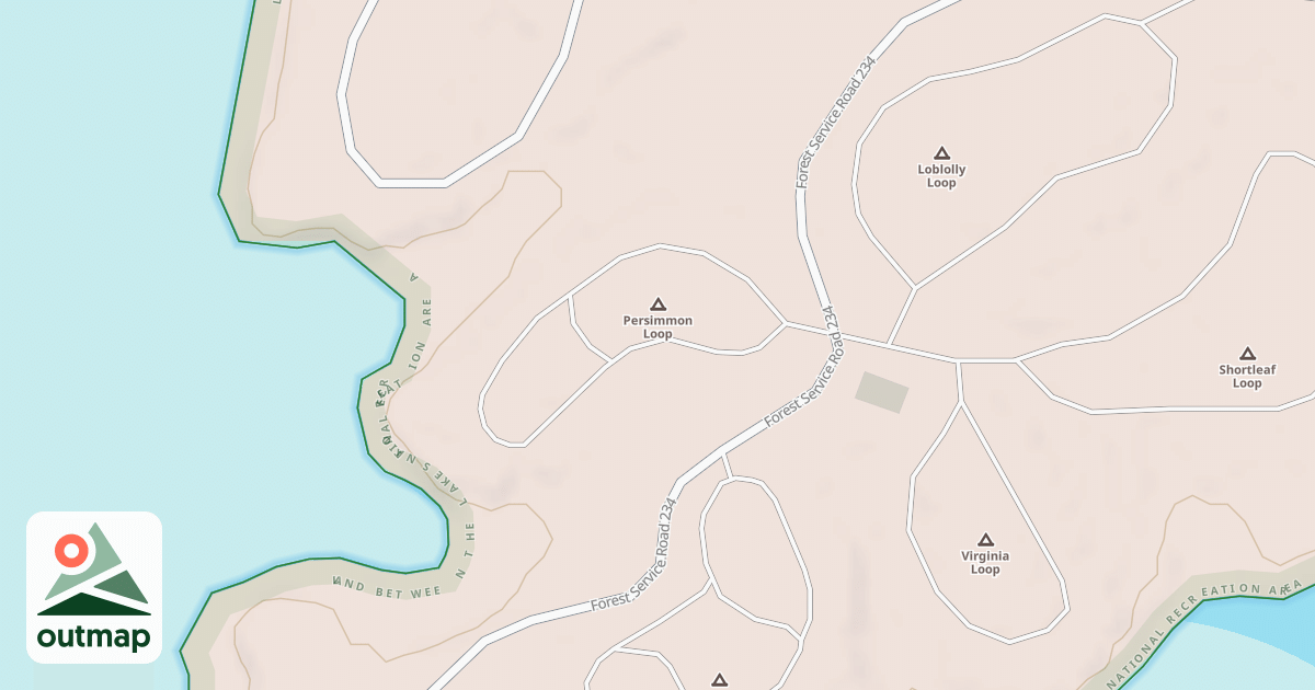 Map of P.C. PERSIMMON LOOP
