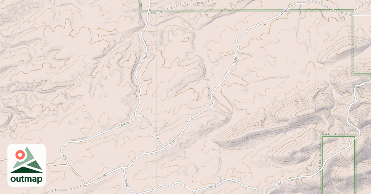 Map of USFS Motor Vehicle Use Map Roads {EC40C701-0B1F-45D0-B649-6B45788CEA90}