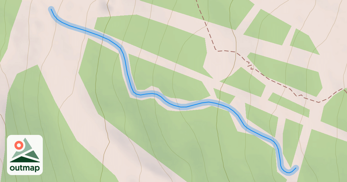 Map of Railroad Adventure Run