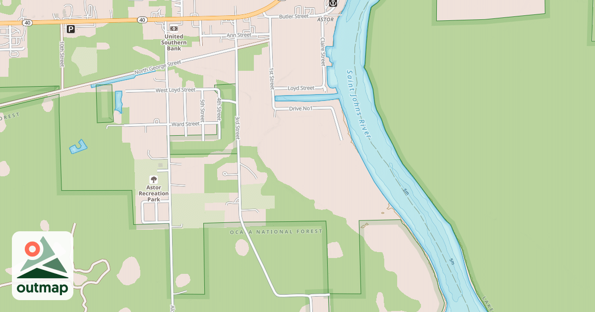 Map of THIRD ST