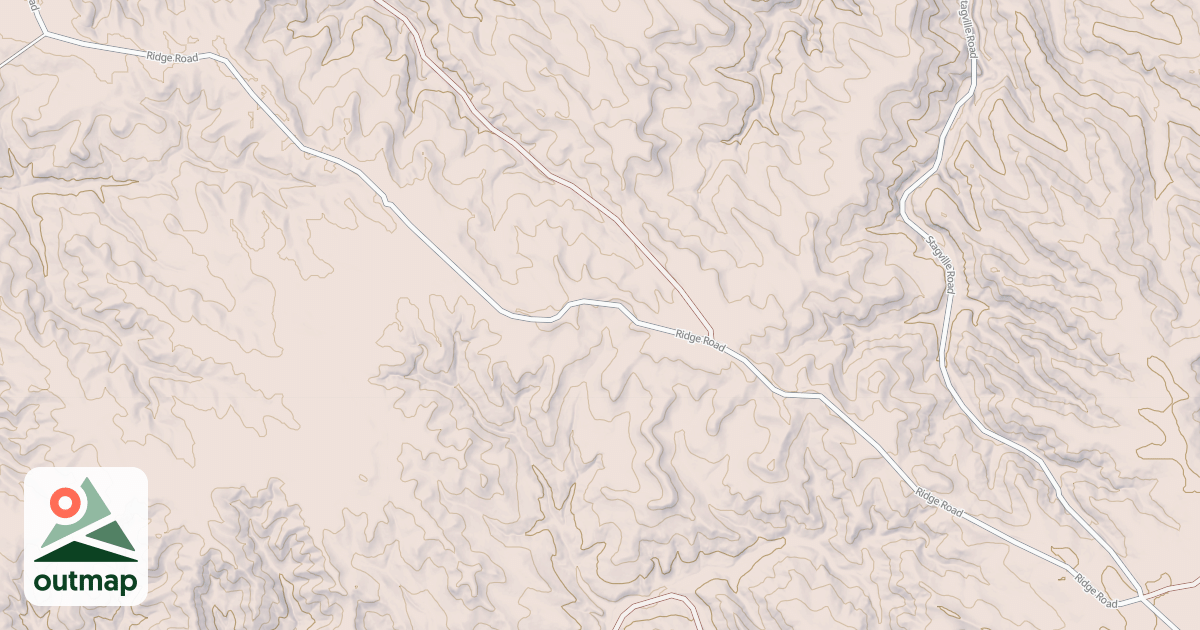 Map of RIDGE ROAD