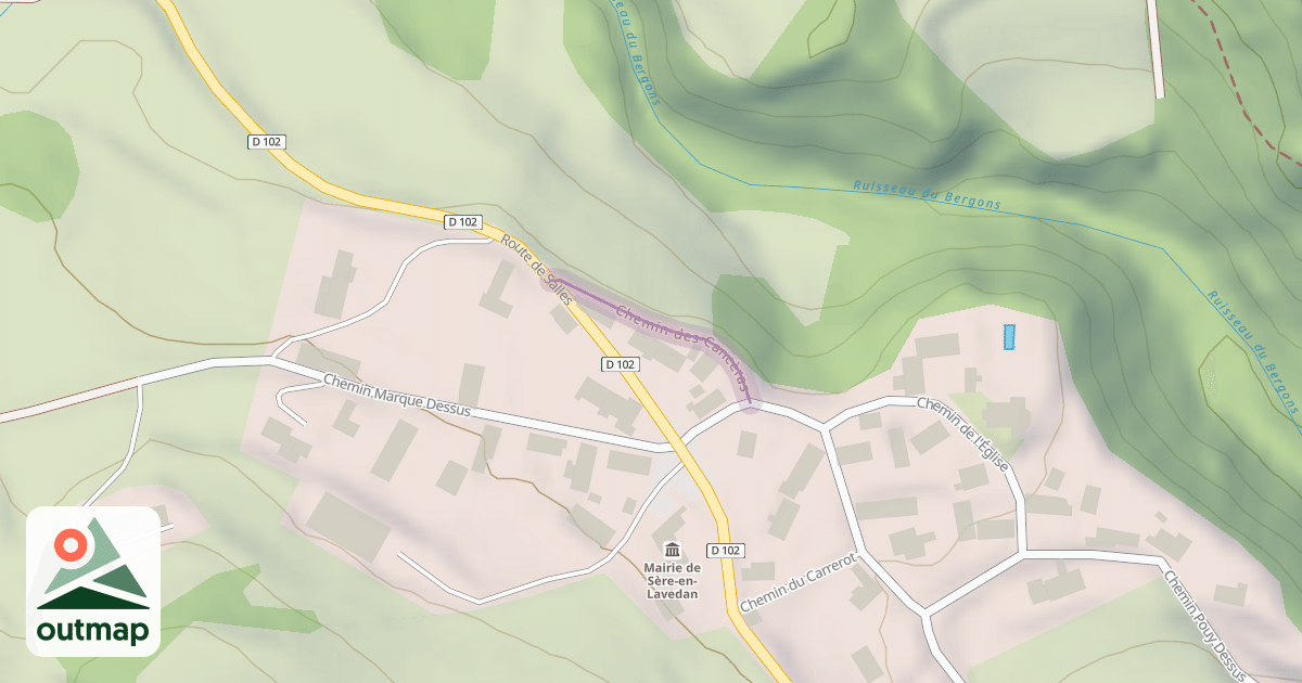 Map of Chemin des Cancèras
