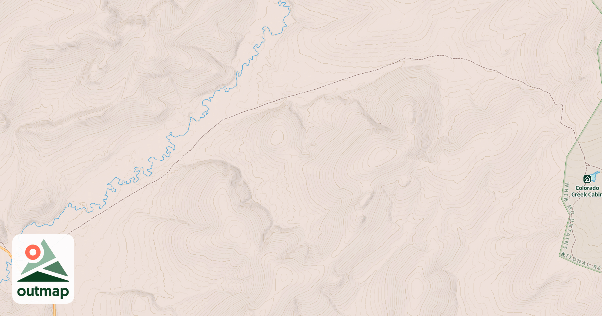 Map of Colorado Creek Trail