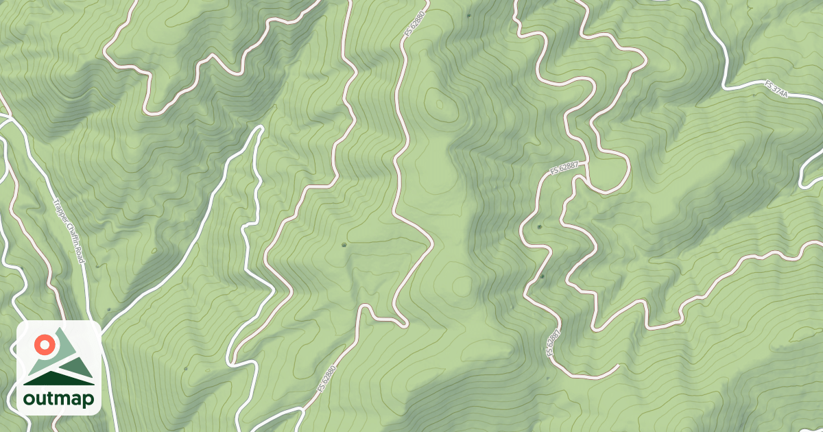 Map of (FDR) BURNT RIDGE