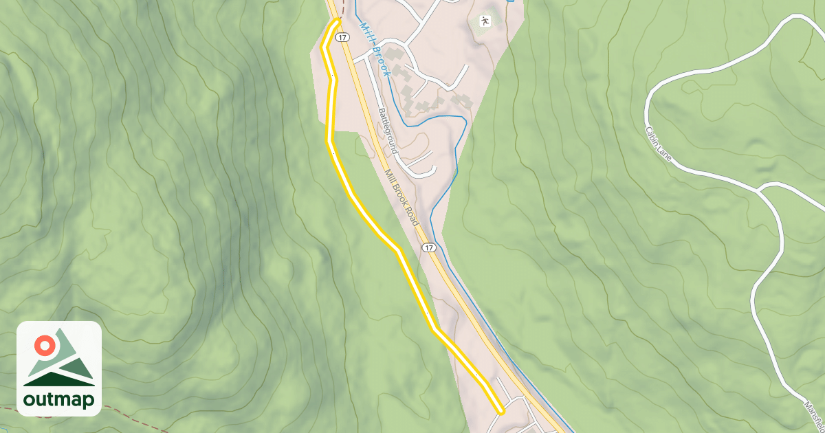 Map of Catamount Trail