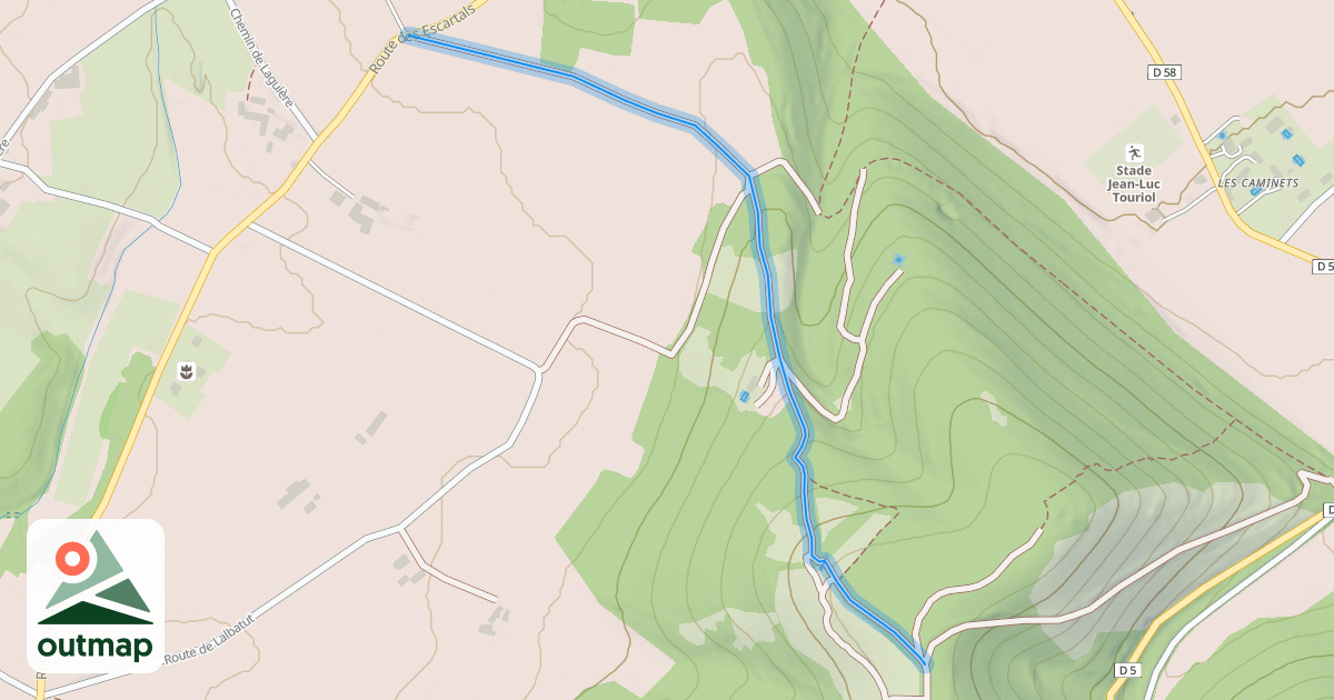 Map of Chemin de la Gasque