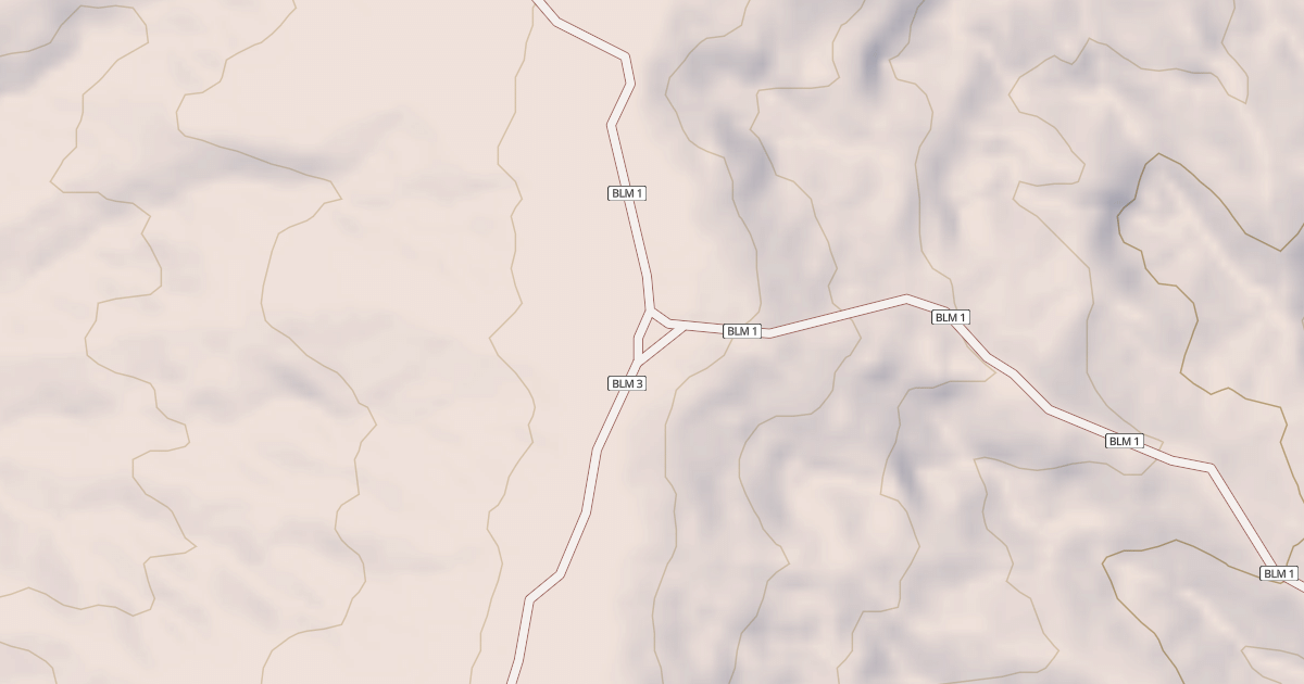 Map preview of BLM National GTLF Public Motorized Roads 20ff4ef3-9e1c-464f-8d76-a366388750c5