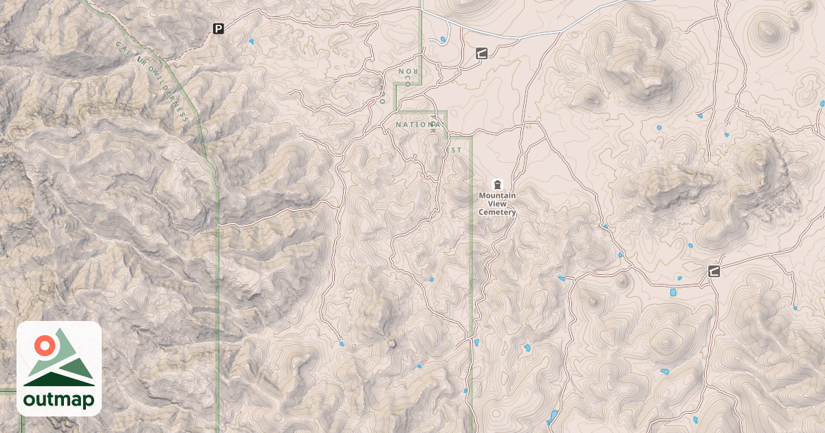 Map of THE MESAS