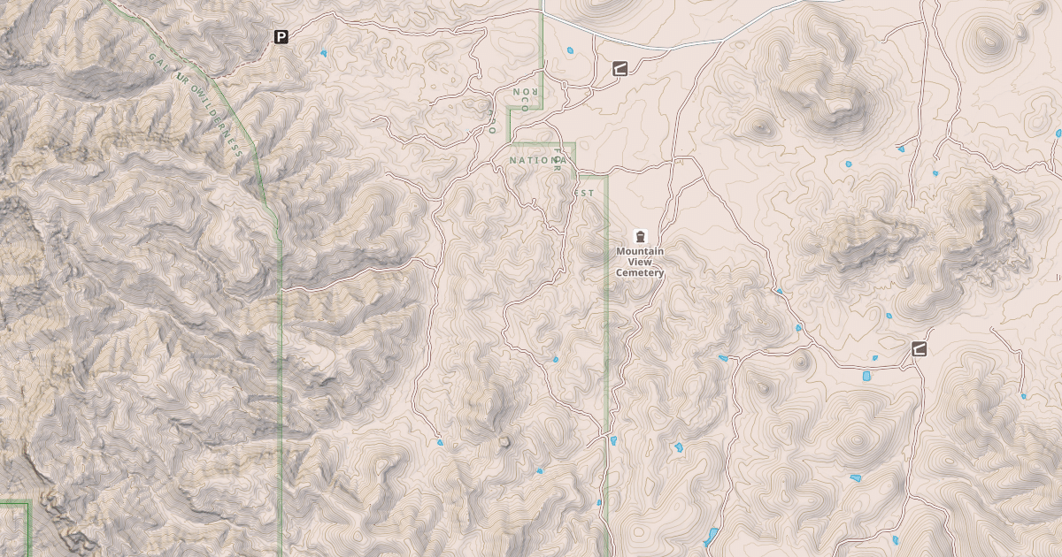 Map preview of THE MESAS