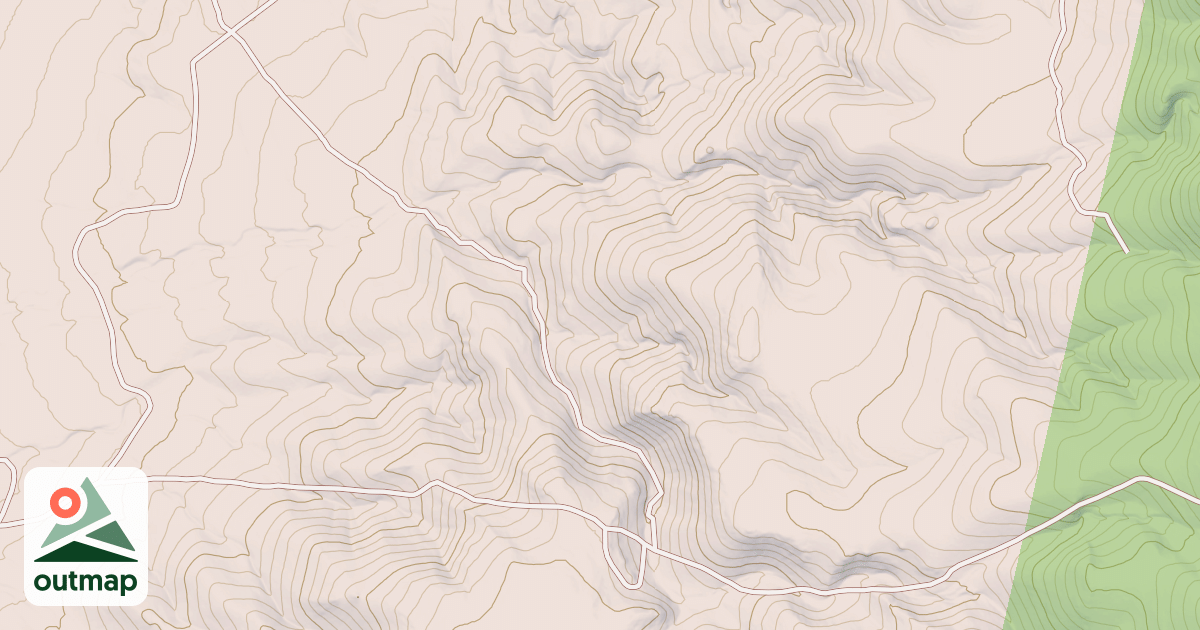 Map of LONG ROUGH ROAD