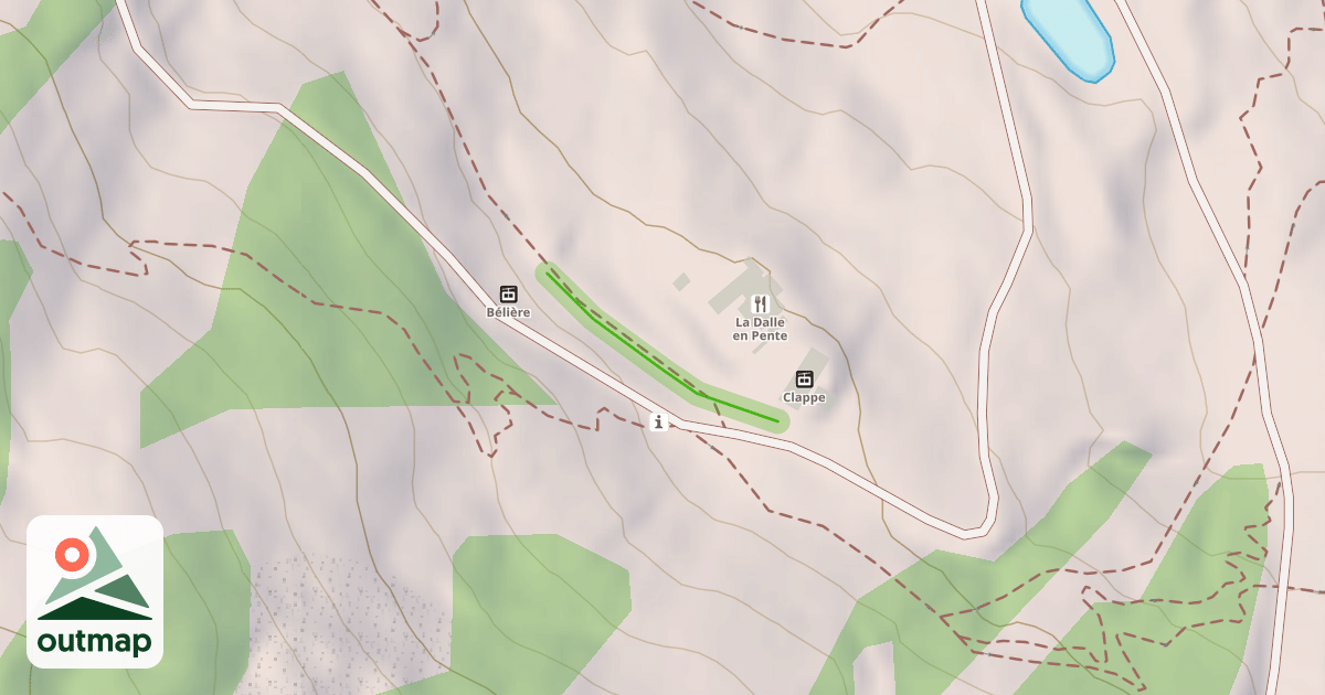 Map of Liaison Bélière