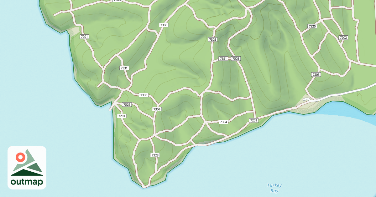 Map of USFS Motor Vehicle Use Map Trails 19868