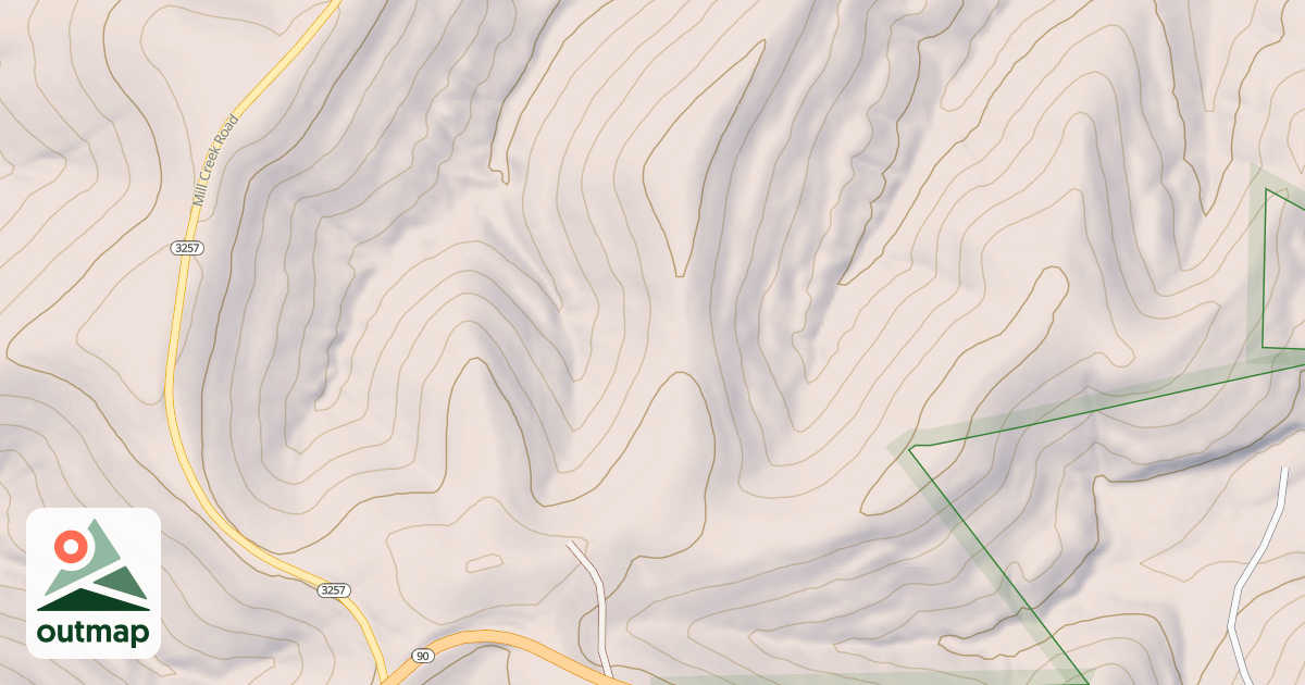 Map of PLEASANT KNOB