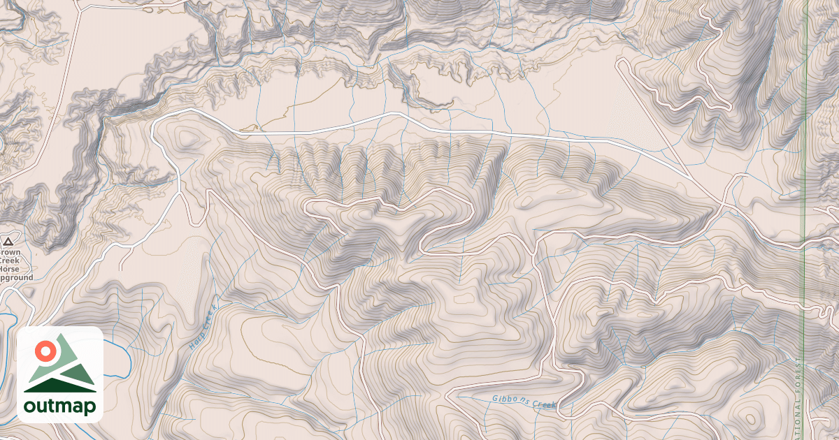 Map of HIGH STEEL BROWNS CREEK RD