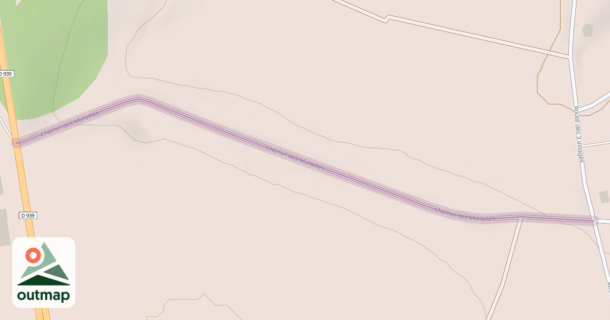Map of Chemin des Murailles