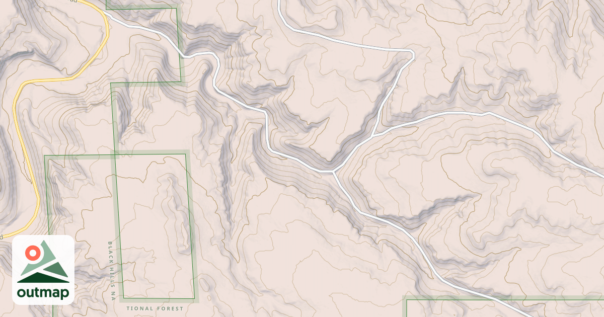 Map of SAND CREEK BR 3A