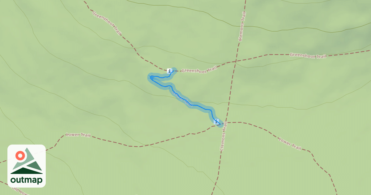 Map of Lower Spur