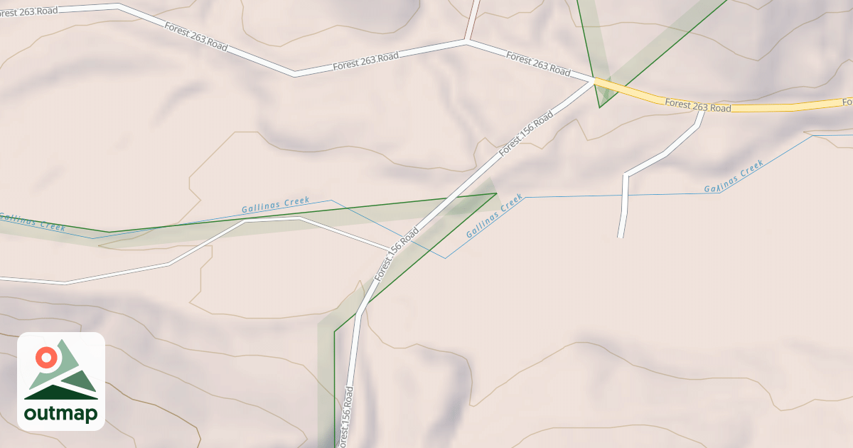 Map of JOHNSON MESA